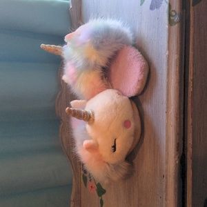 Kids unicorn house slippers, size 2-3